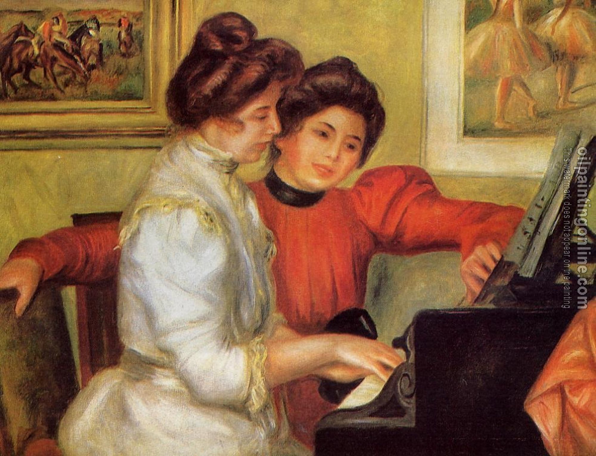 Renoir, Pierre Auguste - Yvonne and Christine Lerolle at the Piano